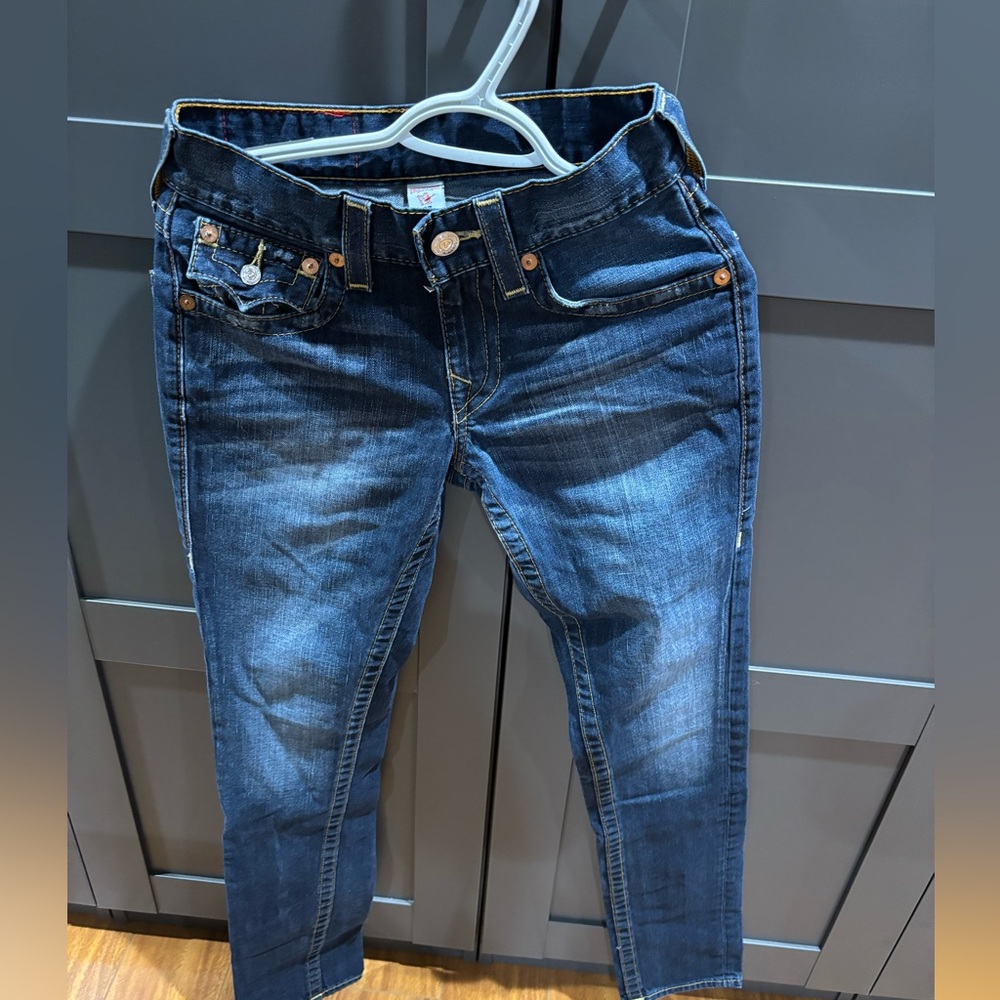 True Religion Slim mens denim pants for 5’5” tall